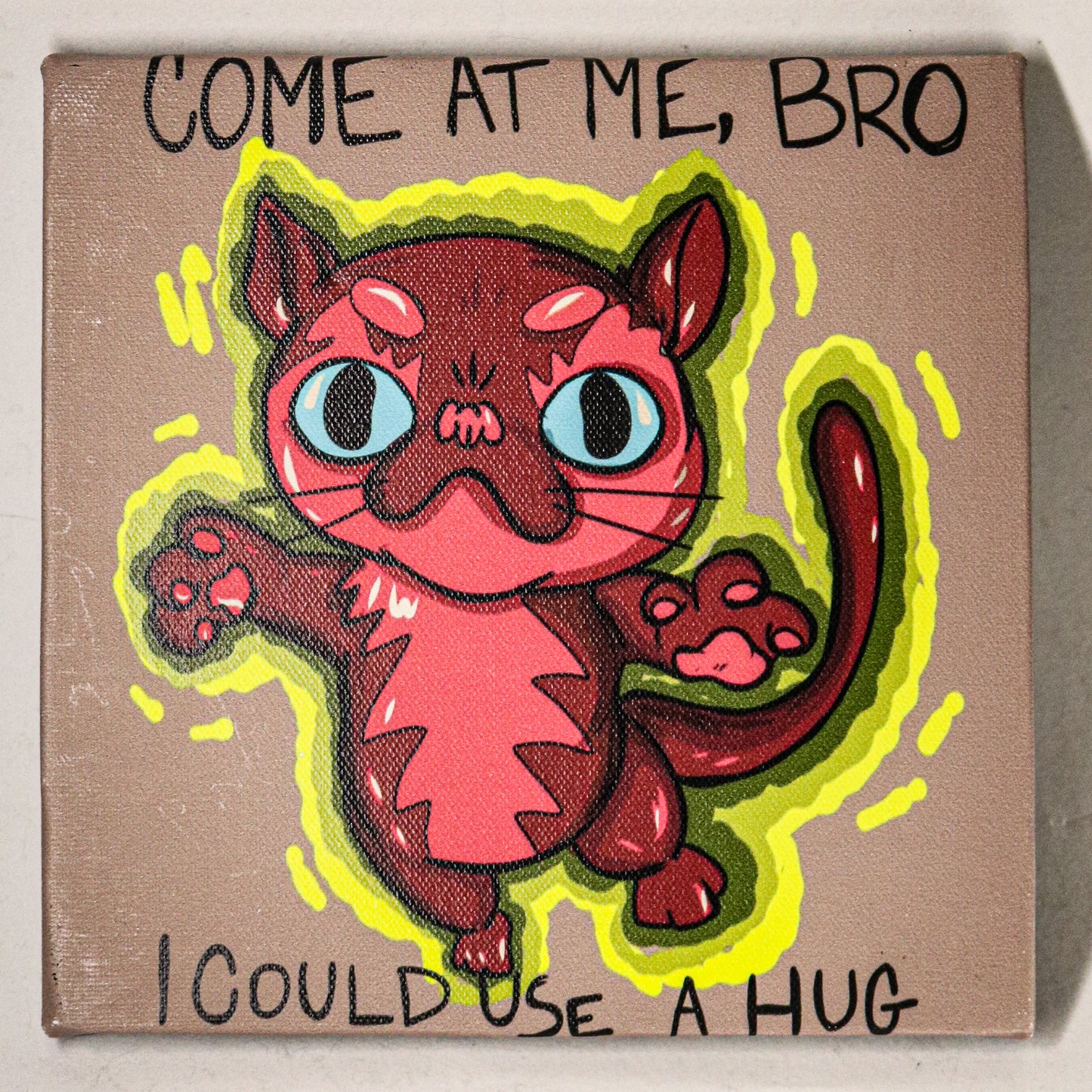 COME AT ME, BRO || Small Canvas Print