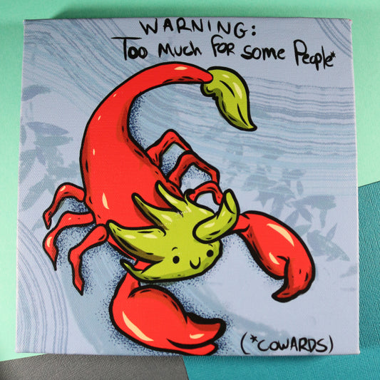 Warning! Too much for Some People - 8x8" Print (Sale!)